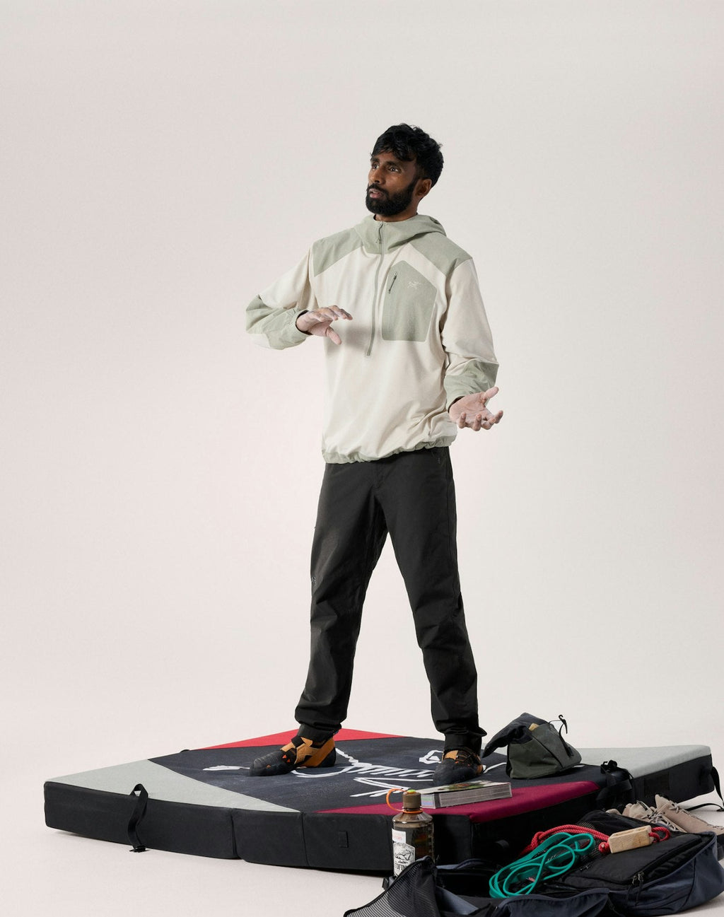 Arc'teryx Konseal Men's Half-Zip Hoody – Rune / Whiteout