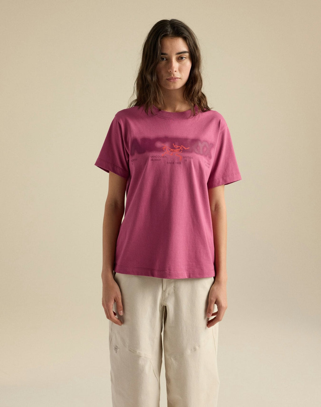 Arc'teryx Kragg Cotton Dream State Women's T-Shirt – Magenta