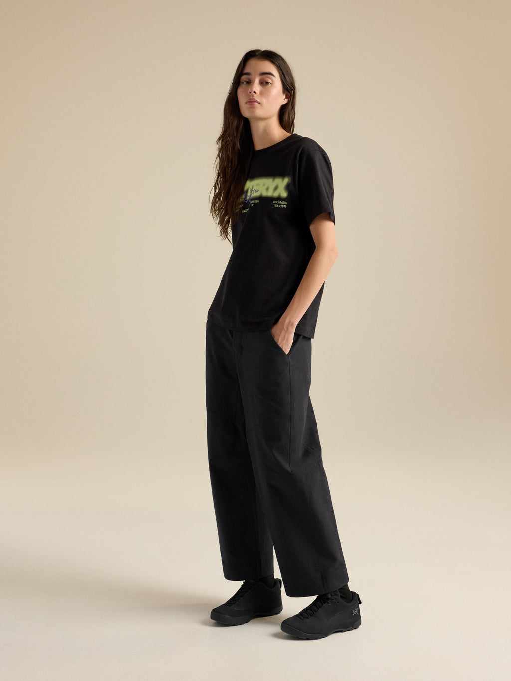 Arc'teryx Kragg Cotton Dream State Women's T-Shirt – Black