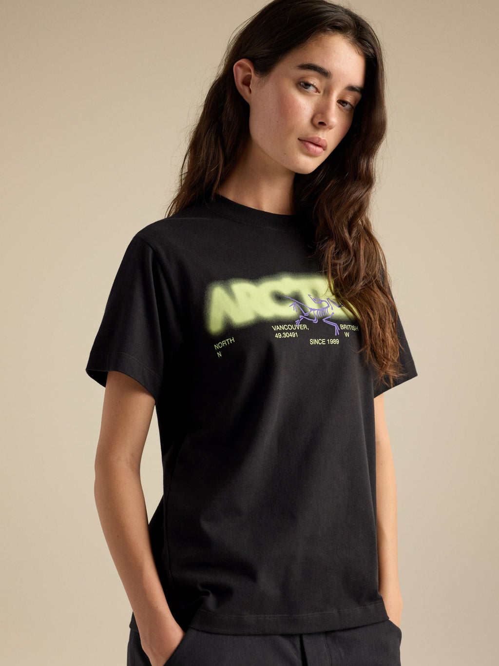 Arc'teryx Kragg Cotton Dream State Women's T-Shirt – Black