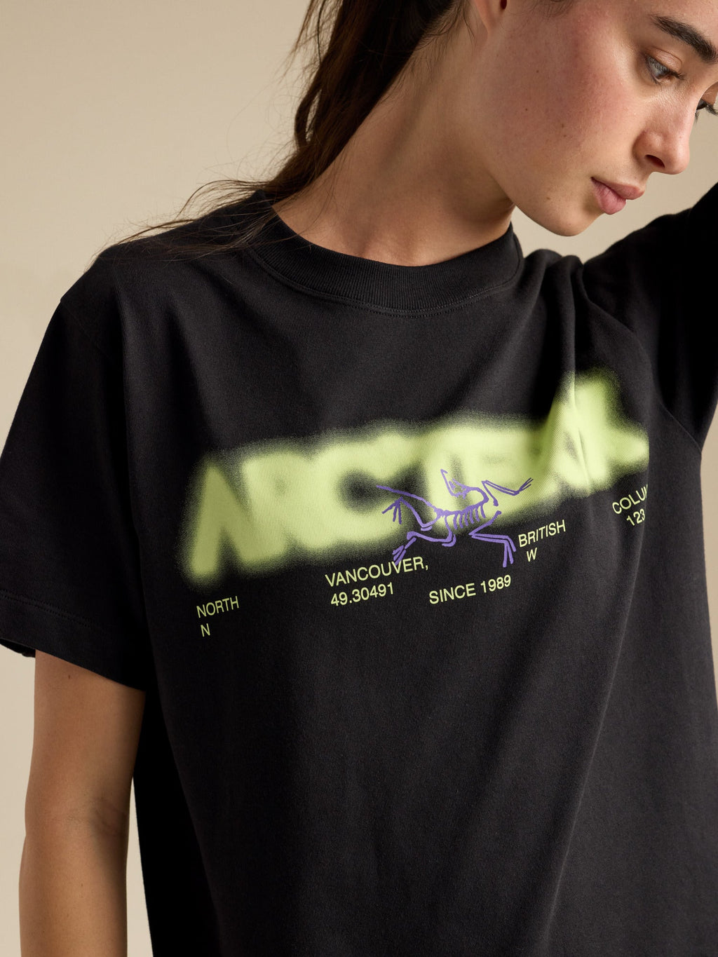 Arc'teryx Kragg Cotton Dream State Women's T-Shirt – Black