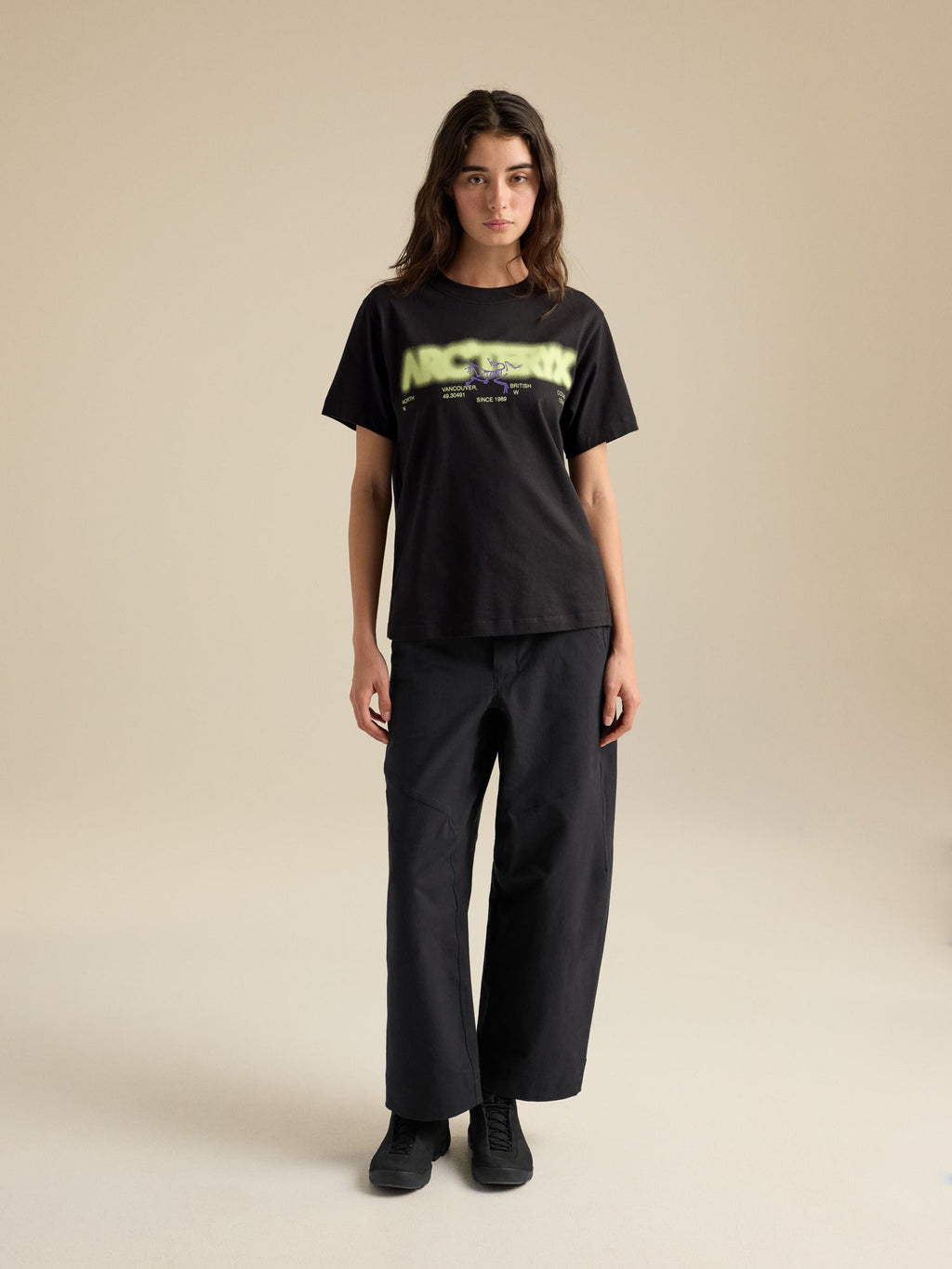 Arc'teryx Kragg Cotton Dream State Women's T-Shirt – Black
