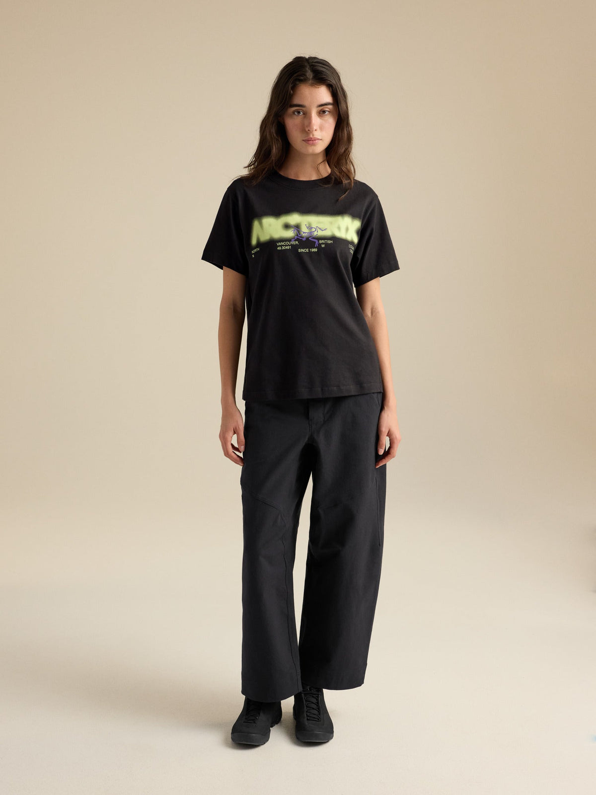 Arc'teryx Kragg Cotton Dream State Women's T-Shirt – Black
