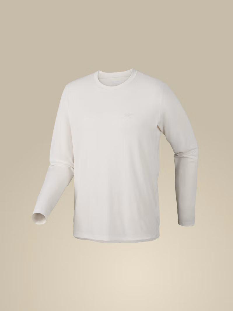 Arc'teryx Men's Cormac Crew Long Sleeve Shirt | White