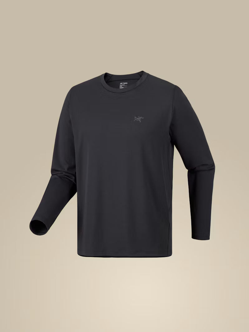 Arc'teryx Men's Cormac Crew Long Sleeve Shirt | Black