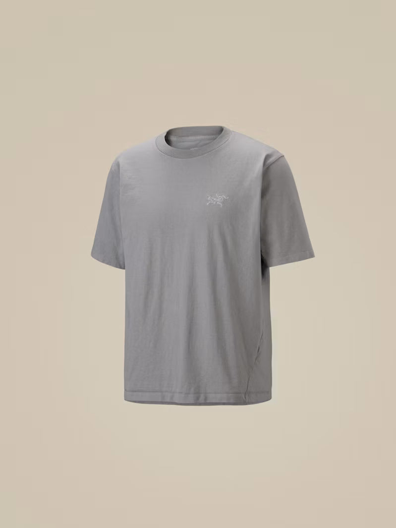 Arc'teryx Men's Emblem Crew Short Sleeve Shirt | Grey