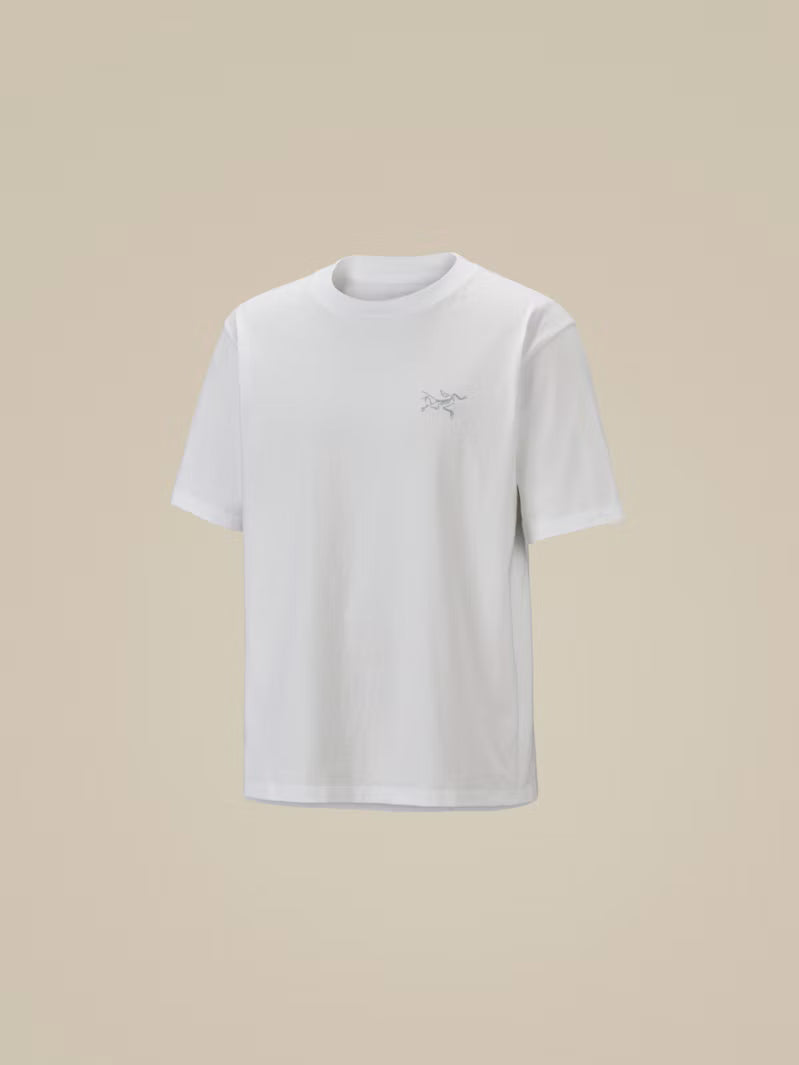 Arc'teryx Men's Emblem Crew Short Sleeve Shirt | White