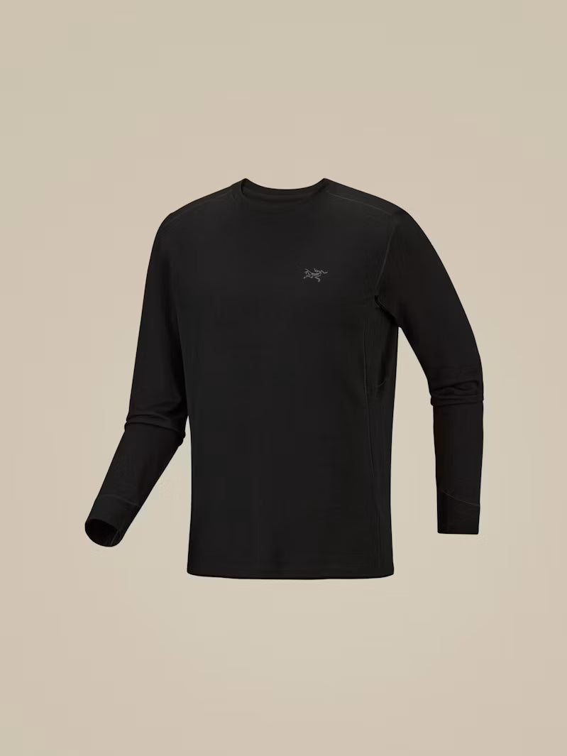 Arc'teryx Satoro Men's Merino Wool Crewneck – Black